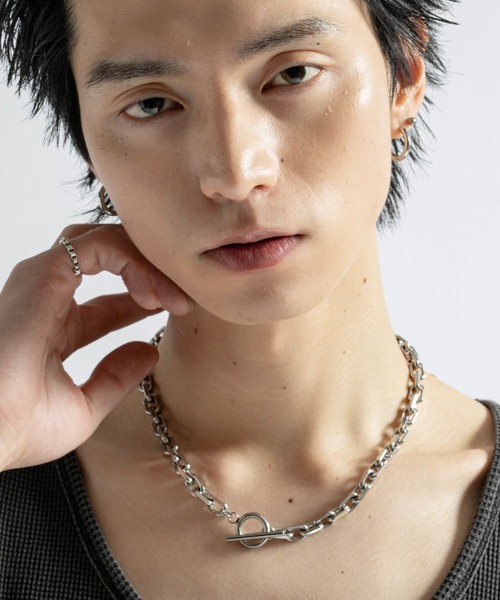 その他ブランド / TIO/アクセサリー/--/WHT/メンズ/25SSKey Chain PLAN To（プラントゥ）の「Surgical Stainless Wide Chain Necklace