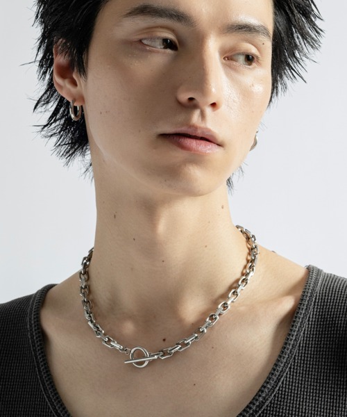 PLAN To（プラントゥ）の「Surgical Stainless Wide Chain Necklace - サージカルステンレスワイドチェーンネックレス（ネックレス・メンズ・シルバー/シルバー系その他/シルバー系その他2・FREE）」の20枚目の写真