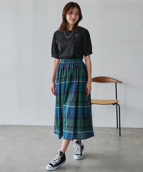 Arnold Palmer(アーノルドパーマー)の「パフスリーブ ラウンドテール Tシャツ(Tシャツ/カットソー・レディース・ブラック/アイボリー/ネイビー・L/M/S)」の14枚目の写真