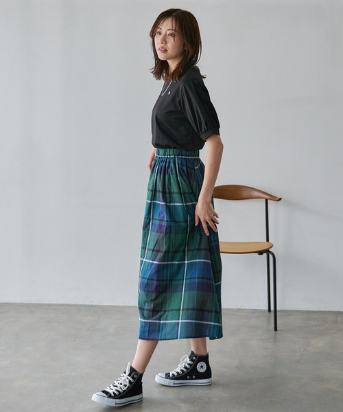 Arnold Palmer(アーノルドパーマー)の「パフスリーブ ラウンドテール Tシャツ(Tシャツ/カットソー・レディース・ブラック/アイボリー/ネイビー・L/M/S)」の15枚目の写真