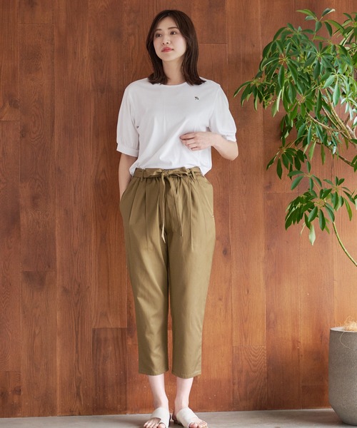 Arnold Palmer(アーノルドパーマー)の「パフスリーブ ラウンドテール Tシャツ(Tシャツ/カットソー・レディース・ブラック/アイボリー/ネイビー・L/M/S)」の12枚目の写真