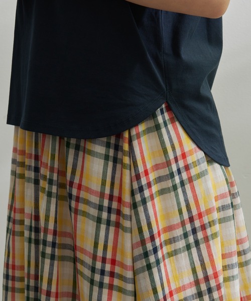 Arnold Palmer(アーノルドパーマー)の「パフスリーブ ラウンドテール Tシャツ(Tシャツ/カットソー・レディース・ブラック/アイボリー/ネイビー・L/M/S)」の6枚目の写真