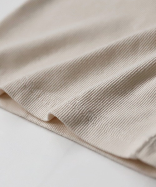 antiqua（アンティカ）の「リブフレアパンツ（その他パンツ・レディース・グリーン系その他/ブルーグリーン/ブラック/アイボリー/レッド/パープル系その他/チャコールグレー/オレンジ/グレイッシュベージュ・M/S/L）」の20枚目の写真