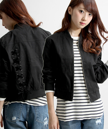 WEGO | WEGO/レースアップブルゾン(ミリタリージャケット)