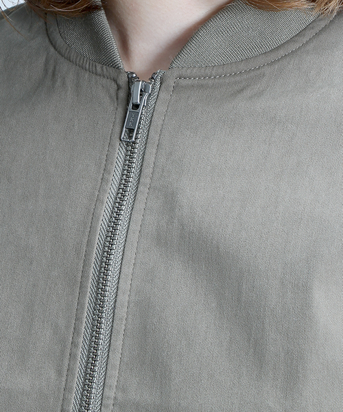 WEGO（ウィゴー）の「WEGO/レースアップブルゾン（ミリタリージャケット・レディース・ブラック/カーキ・FREE）」の5枚目の写真