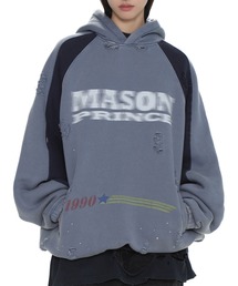 MASONPRINCE（メイソンプリンス）の「オーバーサイズ ペイント加工 ZIP