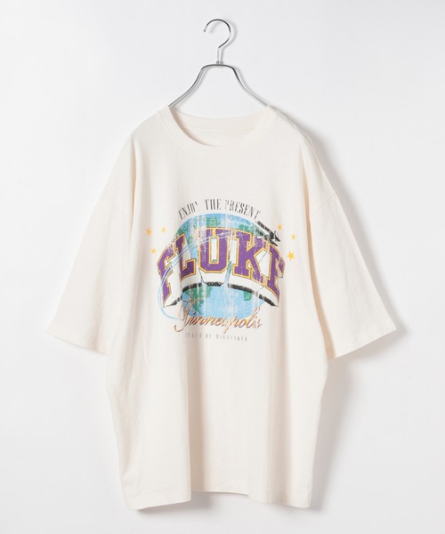 PBLIM（ページボーイリム）の「PBLIM/ビンテージカレッジT（Tシャツ/カットソー・レディース・イエロー/チャコールグレー/オフホワイト・LARGE/MEDIUM）」の17枚目の写真