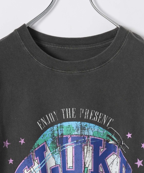 PBLIM（ページボーイリム）の「PBLIM/ビンテージカレッジT（Tシャツ/カットソー・レディース・イエロー/チャコールグレー/オフホワイト・LARGE/MEDIUM）」の12枚目の写真