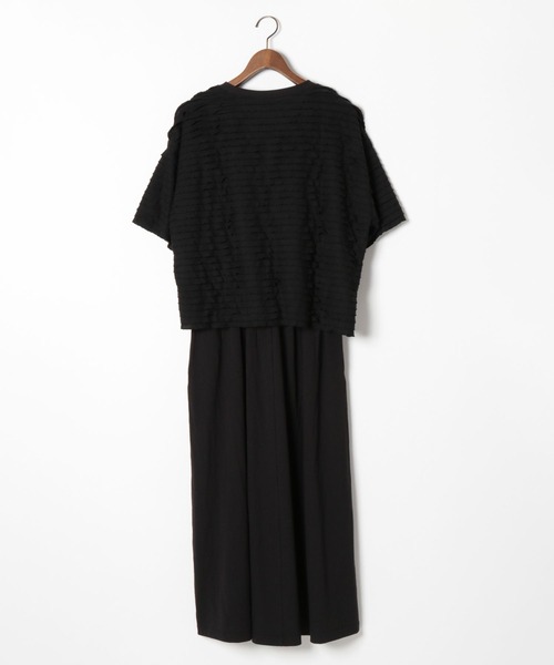 niko and...（ニコアンド）の「[MODE NORM CORE]フリフリルドッキングワンピース（ワンピース・レディース・ブルー/ブラック・LARGE/MEDIUM）」の11枚目の写真