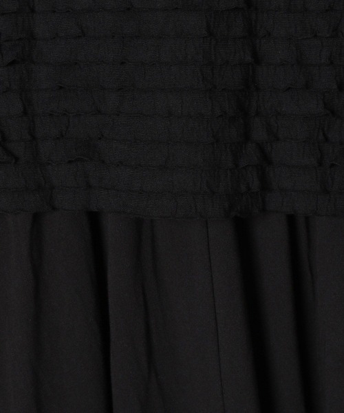 niko and...（ニコアンド）の「[MODE NORM CORE]フリフリルドッキングワンピース（ワンピース・レディース・ブルー/ブラック・LARGE/MEDIUM）」の18枚目の写真