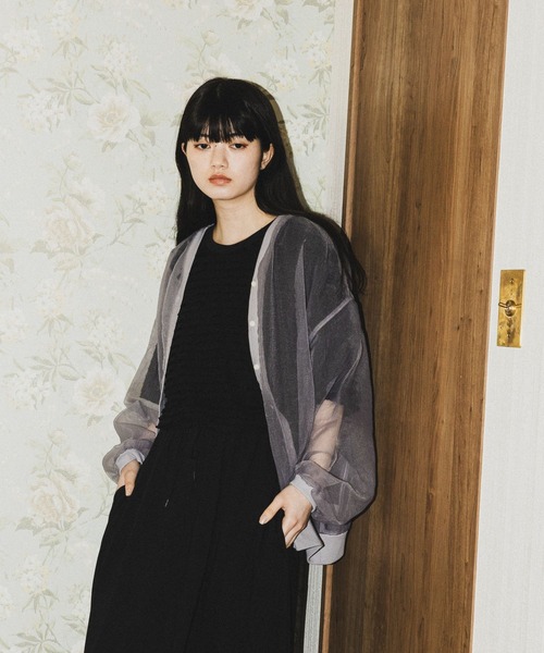 niko and...（ニコアンド）の「[MODE NORM CORE]フリフリルドッキングワンピース（ワンピース・レディース・ブルー/ブラック・LARGE/MEDIUM）」の22枚目の写真
