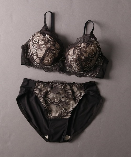 WING（ウイング）の「「ハイライトブラ」（ブラジャー・レディース・アイボリー/ブラック/ブラック系その他/ブルー/グリーン/サンドベージュ/ライトグリーン/クリーム/サーモンピンク/エンジ/グレー/オリーブ/ブラウン・E75/E70/C65/B75/B70/B65/E65/D75/D70/D65/C75/C70）」の16枚目の写真