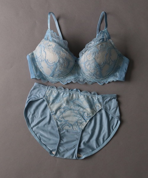 WING（ウイング）の「「ハイライトブラ」（ブラジャー・レディース・アイボリー/ブラック/ブラック系その他/ブルー/グリーン/サンドベージュ/ライトグリーン/クリーム/サーモンピンク/エンジ/グレー/オリーブ/ブラウン・E75/E70/C65/B75/B70/B65/E65/D75/D70/D65/C75/C70）」の18枚目の写真