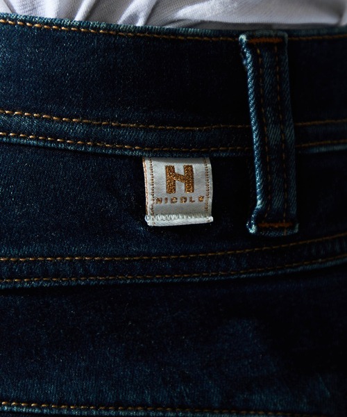 HIDEAWAYS NICOLE（ハイダウェイニコル）の「クロップドデニムカーゴパンツ（カーゴパンツ・メンズ・インディゴブルー/オフホワイト/ブルー・SMALL/MEDIUM/LARGE/X-LARGE）」の14枚目の写真