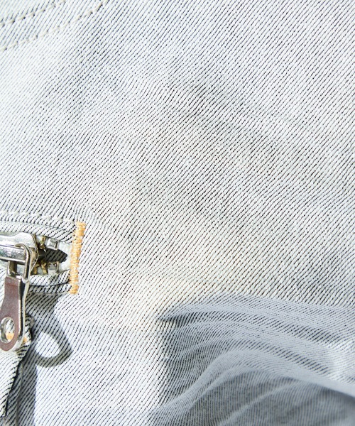 HIDEAWAYS NICOLE（ハイダウェイニコル）の「クロップドデニムカーゴパンツ（カーゴパンツ・メンズ・インディゴブルー/オフホワイト/ブルー・SMALL/MEDIUM/LARGE/X-LARGE）」の15枚目の写真