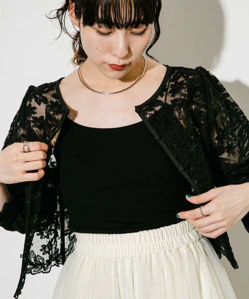 KBF（ケイビーエフ）の「スパゲティストラップカップ付きキャミ（キャミソール・レディース・グリーン系その他/ブラック/ライトベージュ/ブルー系その他/ブラウン・ONE）」の15枚目の写真