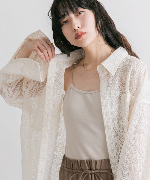 KBF（ケイビーエフ）の「スパゲティストラップカップ付きキャミ（キャミソール・レディース・グリーン系その他/ブラック/ライトベージュ/ブルー系その他/ブラウン・ONE）」の19枚目の写真