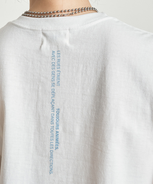 Rouge vif Anna（ルージュヴィフアンナ）の「バックバーティカルロゴタンクトップ（Tシャツ/カットソー・レディース・ホワイト/ブラック/ブルー・フリー）」の11枚目の写真