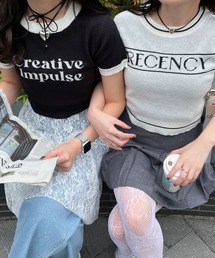 WEGO | WEGO/【24年春夏新作】デザインロゴニット(ニット/セーター)