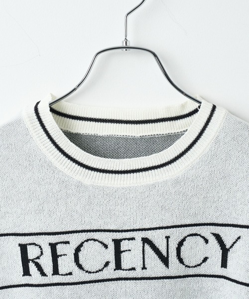 WEGO(ウィゴー)の「WEGO/デザインロゴニット(ニット/セーター・レディース・ブラック/ホワイト・FREE)」の16枚目の写真