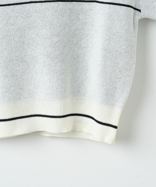 WEGO(ウィゴー)の「WEGO/デザインロゴニット(ニット/セーター・レディース・ブラック/ホワイト・FREE)」の18枚目の写真