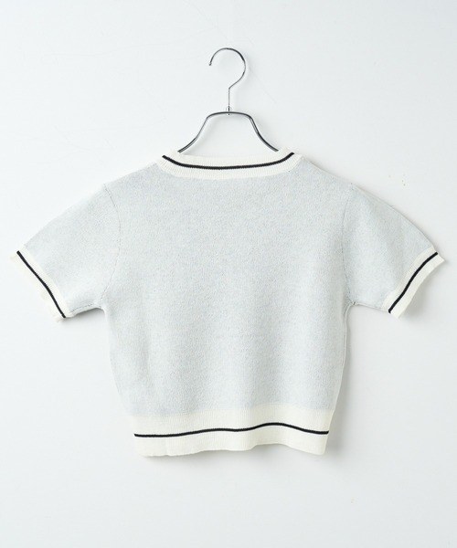 WEGO(ウィゴー)の「WEGO/デザインロゴニット(ニット/セーター・レディース・ブラック/ホワイト・FREE)」の15枚目の写真