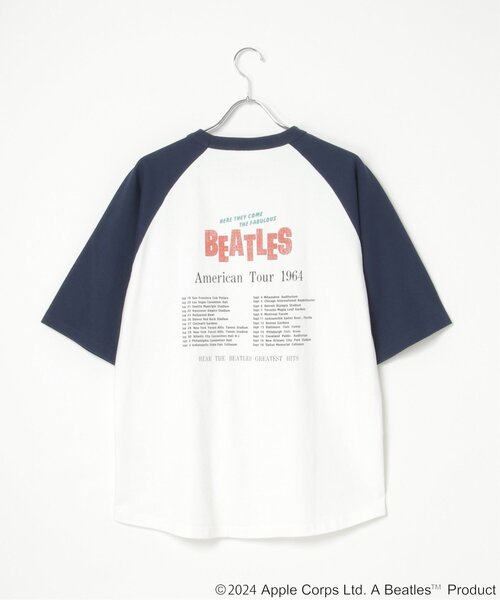 別注】THE BEATLES ザ ビートルズ ツアーラグランTシャツ（T