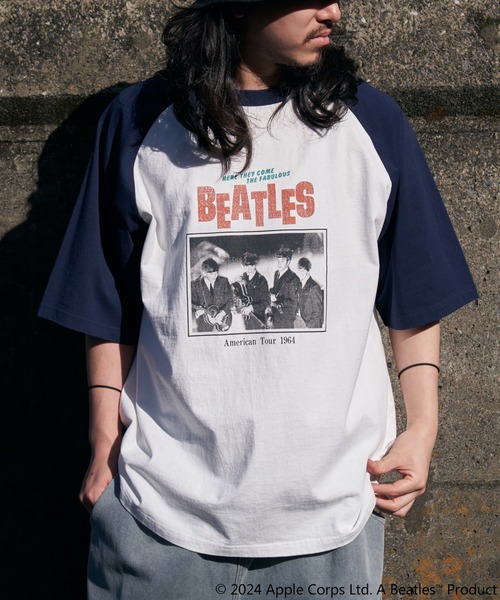 【別注】THE BEATLES ザ ビートルズ ツアーラグランTシャツ 別注】THE BEATLES ザ ビートルズ ツアーラグランTシャツ[品番