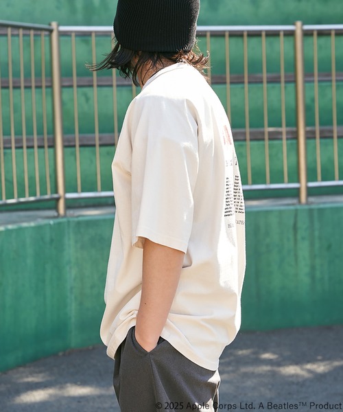 The Beatles（ザビートルズ）の「【別注】THE BEATLES ザ ビートルズ ツアーラグランTシャツ（Tシャツ/カットソー・メンズ・オフホワイト/チャコールグレー/ネイビー/その他2/その他1/ブラウン・M/LL/L）」の20枚目の写真