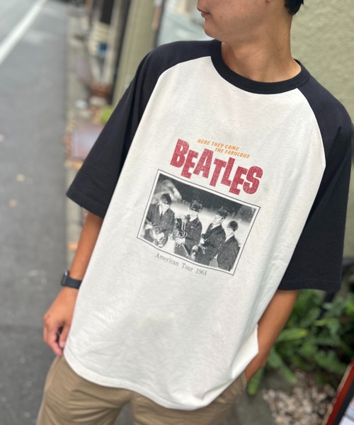 Beatles tシャツ ザ・ビートルズ / ロゴTシャツ・ブラック（ブラック） 【Tシャツ