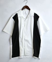 Starting Over（スターティングオーバー）の「bicolor stitching open collar shirt/バイカラー ステッチ 半袖 オープンカラーシャツ（シャツ/ブラウス・メンズ）」