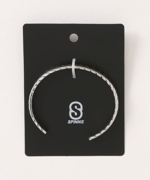 SPINNS(スピンズ)の「シルバーバングル(バングル/リストバンド・メンズ・A/E/D/C/G/F/H・ONESIZE)」の4枚目の写真