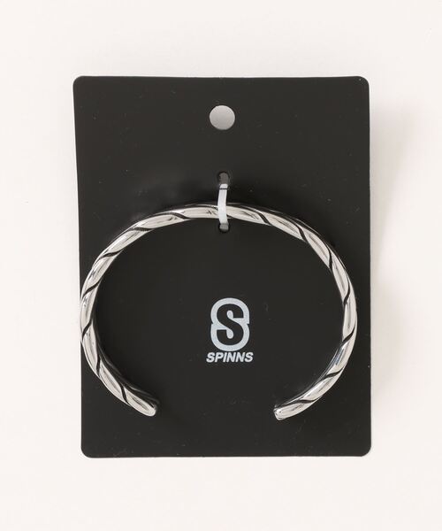 SPINNS(スピンズ)の「シルバーバングル(バングル/リストバンド・メンズ・A/E/D/C/G/F/H・ONESIZE)」の1枚目の写真
