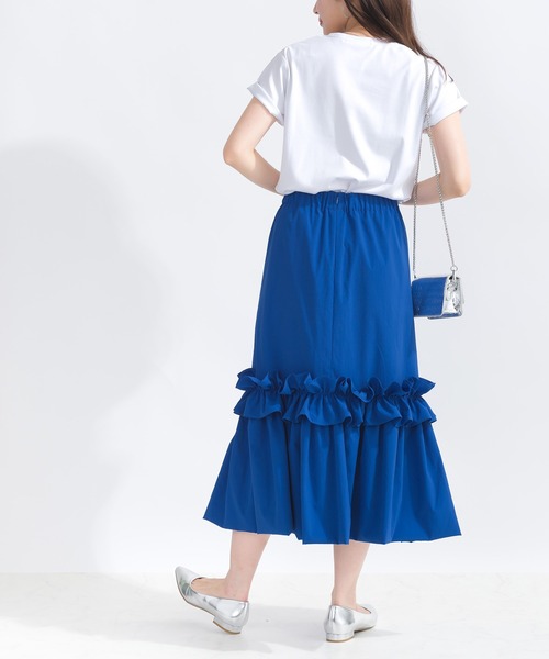 PICCIN(ピッチン)の「グログランリボンTシャツ(Tシャツ/カットソー・レディース・ベージュ/ブラック/オフホワイト・M)」の10枚目の写真