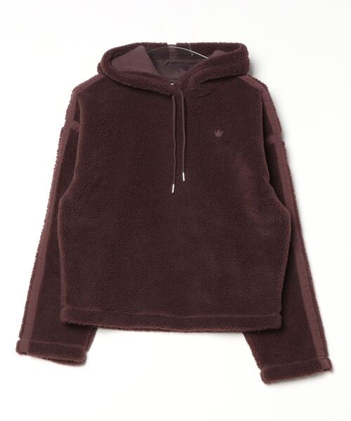 adidas Originals（アディダスオリジナルス）の「adidas Originals/アディダスオリジナルス プレミアム エッセンシャルズ パーカー（パーカー・レディース・ブラック/ブラウン・S/M/L）」の2枚目の写真