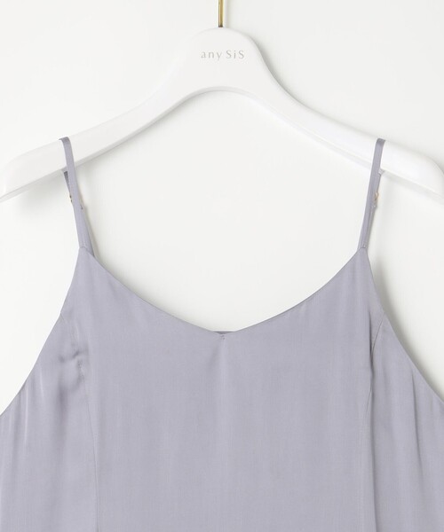 【セール】【貴島明日香さんコラボ・3点セット】メッシュ ニット×キャミ ワンピース（セットアップ）｜any SiS（エニィスィス）