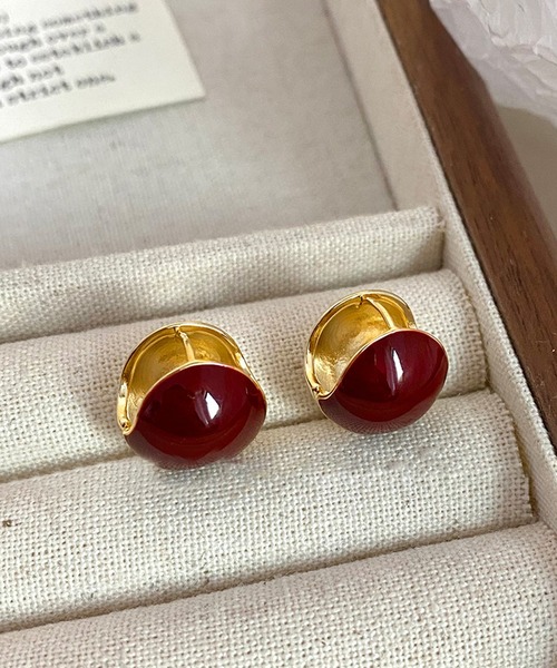 aimoha(アイモハ)の「シンプルピアス(ピアス(両耳用)・レディース・ホワイト系その他2/ブラウン系その他2/レッド系その他2/ブラウン系その他/ブルー系その他/ベージュ系その他/パープル系その他/ワインレッド・2/1)」の8枚目の写真