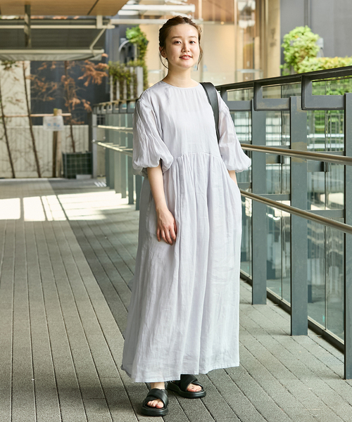 IENA（イエナ）の「ラミー ボリュームスリーブワンピース（ワンピース 