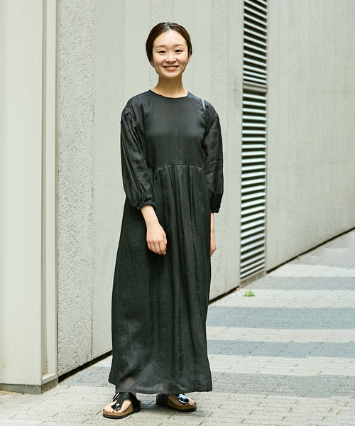 IENA（イエナ）の「ラミー ボリュームスリーブワンピース（ワンピース