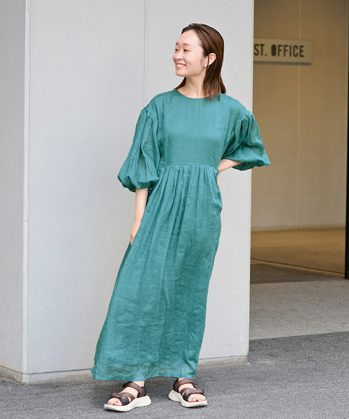 IENA（イエナ）の「ラミー ボリュームスリーブワンピース（ワンピース 
