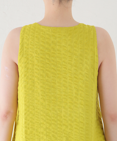 BLACK CRANE（ブラッククレーン）の「【BLACK CRANE/ブラック クレーン】PARACHUTE DRESS SK-PHD21（ワンピース・レディース・ブラック/マスタード・SMALL）」の8枚目の写真