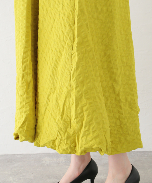 BLACK CRANE（ブラッククレーン）の「【BLACK CRANE/ブラック クレーン】PARACHUTE DRESS SK-PHD21（ワンピース・レディース・ブラック/マスタード・SMALL）」の11枚目の写真