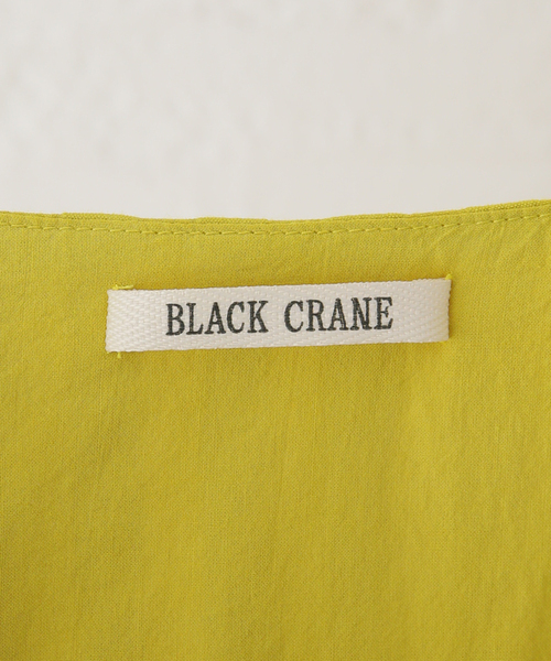 BLACK CRANE（ブラッククレーン）の「【BLACK CRANE/ブラック クレーン】PARACHUTE DRESS SK-PHD21（ワンピース・レディース・ブラック/マスタード・SMALL）」の13枚目の写真