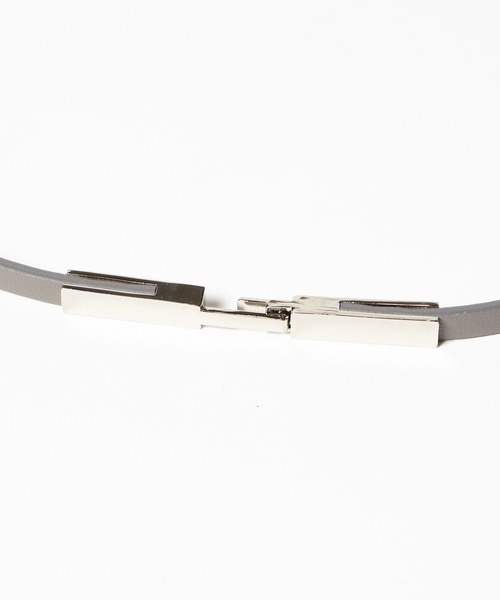 AIMER（エメ）の「フックデザイン細ベルト（ベルト・レディース・グレー/ベージュ・FREE）」の9枚目の写真