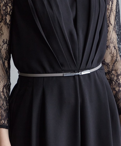 AIMER（エメ）の「フックデザイン細ベルト（ベルト・レディース・グレー/ベージュ・FREE）」の12枚目の写真