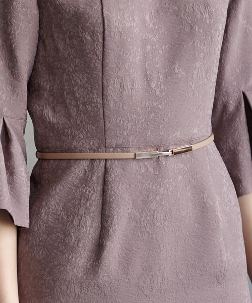 AIMER（エメ）の「フックデザイン細ベルト（ベルト・レディース・グレー/ベージュ・FREE）」の7枚目の写真