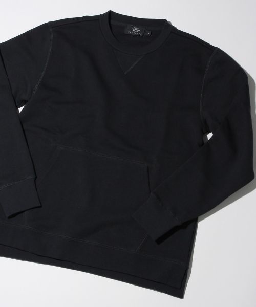 RAGEBLUE（レイジブルー）の「【USAコットン使用】裏毛スウェットクルー/568541（スウェット・メンズ・ネイビー/オリーブ/オフホワイト/グレー・MEDIUM/LARGE）」の4枚目の写真