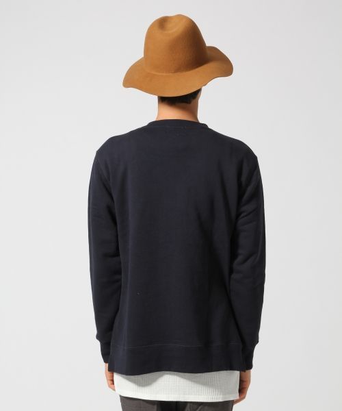 RAGEBLUE（レイジブルー）の「【USAコットン使用】裏毛スウェットクルー/568541（スウェット・メンズ・ネイビー/オリーブ/オフホワイト/グレー・MEDIUM/LARGE）」の19枚目の写真