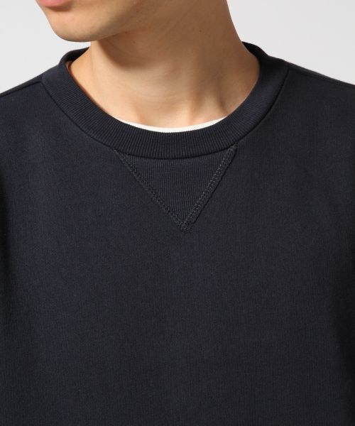 RAGEBLUE（レイジブルー）の「【USAコットン使用】裏毛スウェットクルー/568541（スウェット・メンズ・ネイビー/オリーブ/オフホワイト/グレー・MEDIUM/LARGE）」の12枚目の写真