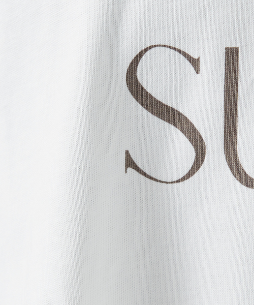 Rouge vif（ルージュヴィフ）の「【一部店舗限定】シルケット天竺フレンチスリーブTシャツ（Tシャツ/カットソー・レディース・チャコールグレー/ブラック・フリー）」の16枚目の写真